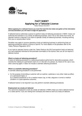 sled tattoo licence|NSW Tattoo Licences.